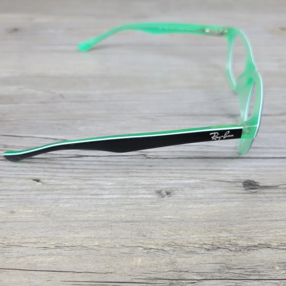 Ray-Ban Eyeglass Frames RB1555 Wayfarer 3580 Black Green Kids 45-15-125